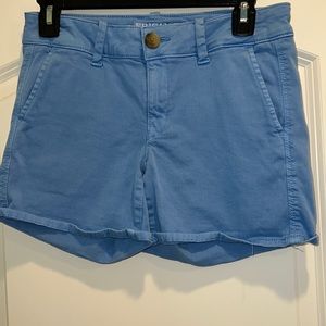 Blue American eagle shorts